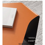Stylish Synthetic Leather Tea Table - Modern Design for Living Room & Office Decor hakt-5151