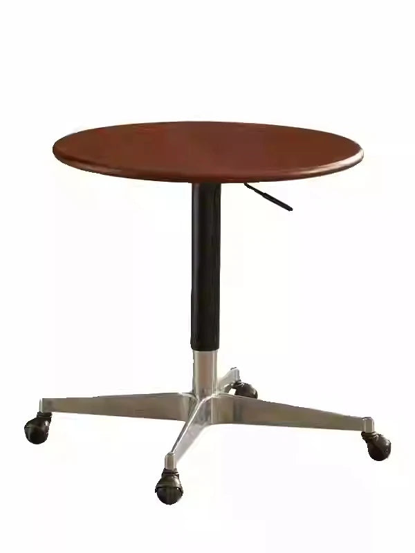 **Stylish Multi-Layer Board Aluminum Alloy Tea Table with Rolling Casters - Modern Home Decor** hakt-5154