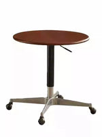 **Stylish Multi-Layer Board Aluminum Alloy Tea Table with Rolling Casters - Modern Home Decor** hakt-5154
