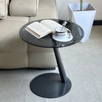 Stylish Tempered Glass and Stainless Steel Tea Table for Modern Living Rooms hakt-5158