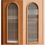 Stylish Glass and Solid Wood Entryway Cabinet - Elegant Storage Solution for Your Home Décor halmh-5297