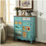 Stylish Oak Shoe Cabinet with Vintage-Inspired Design and Ample Storage Space halmh-5298