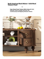 Elegant Solid Wood TV Stand with Glass Doors - Modern Multi-Layer Design for Stylish Living Rooms halmh-5302