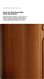 Elegant Solid Wood Sideboard with Glass Doors – Modern Storage Solution for Home Décor halmh-5304