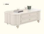 Stylish Black Walnut Wood Coffee Table with Elegant Design and Storage Drawers halmh-5310