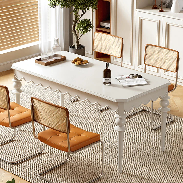 Elegant Solid Wood Dining Table with Multi-Layer Board - Perfect for Modern Home Decor halmh-5318