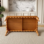 Elegant Solid Wood Dining Table with Multi-Layer Board - Perfect for Modern Home Decor halmh-5318