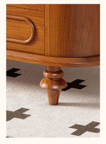 Elegant Solid Wood Coffee Table with Multi-Layer Design and Storage Drawers - Perfect for Living Room Decor halmh-5320