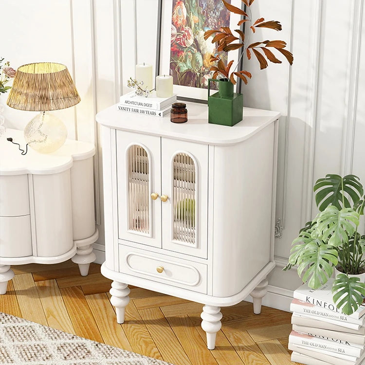 Elegant Black Walnut Wood Cabinet with Glass doors and Multi-layer Design – Stylish Storage Solution for Your Home Decor halmh-5321