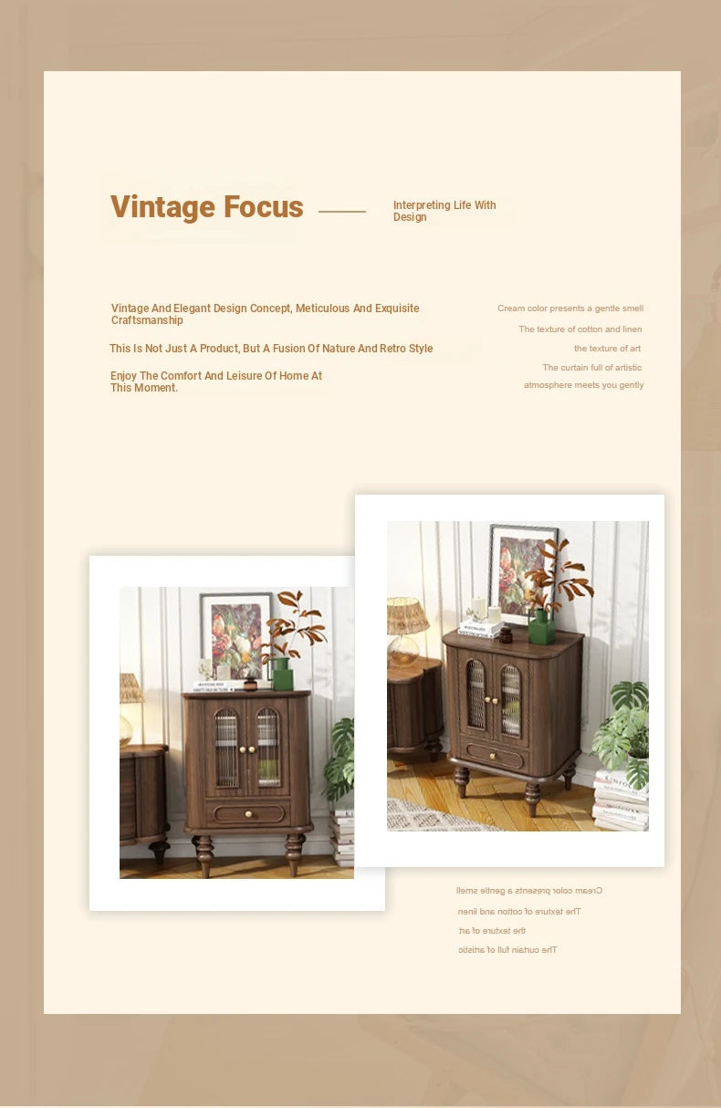 Elegant Black Walnut Wood Cabinet with Glass doors and Multi-layer Design – Stylish Storage Solution for Your Home Decor halmh-5321