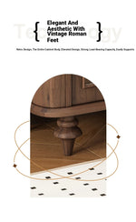 Elegant Black Walnut Shoe Cabinet with Glass Doors - Stylish Multi-Layer Storage Solution for Your Entryway halmh-5324