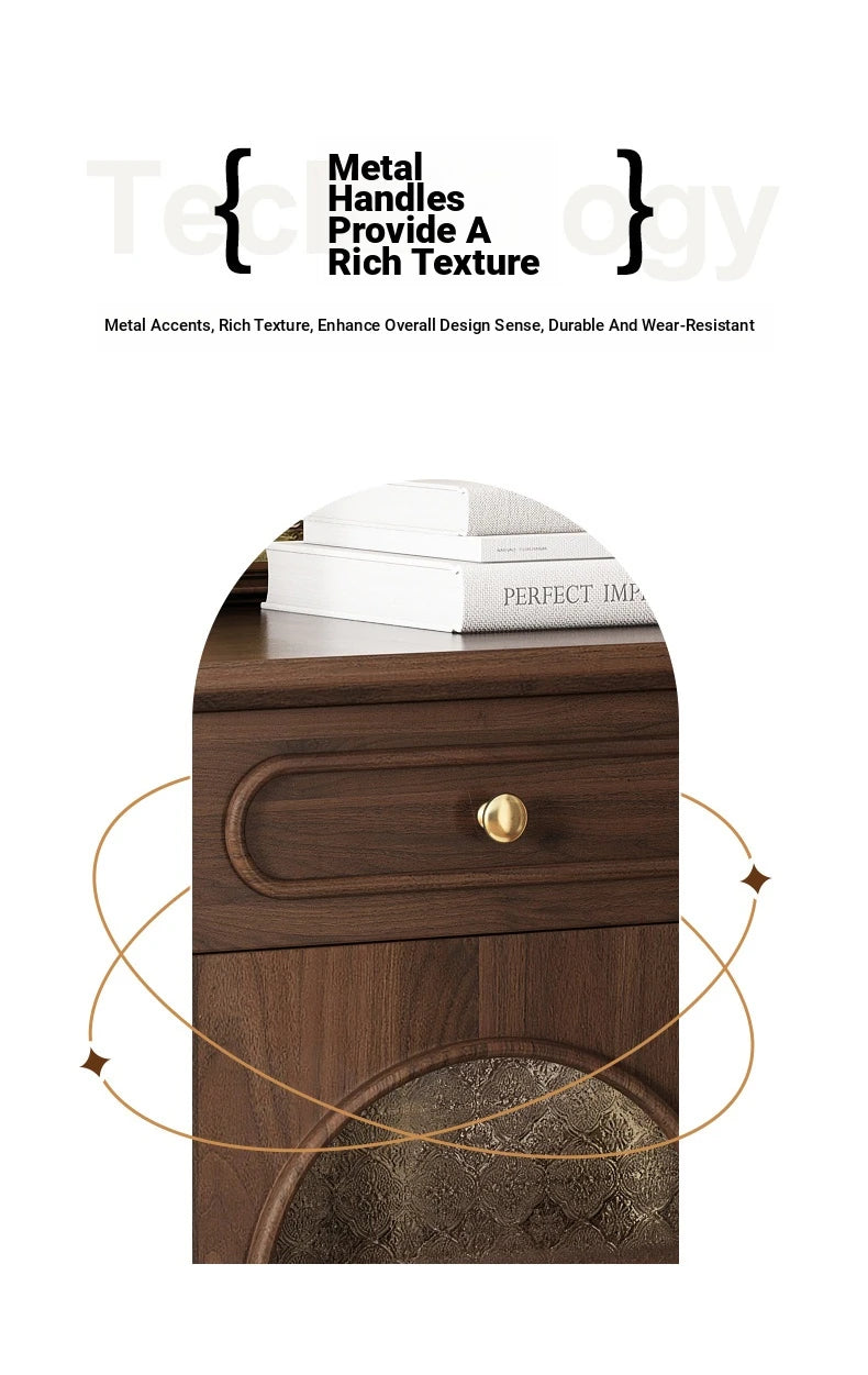 Elegant Black Walnut Shoe Cabinet with Glass Doors - Stylish Multi-Layer Storage Solution for Your Entryway halmh-5324