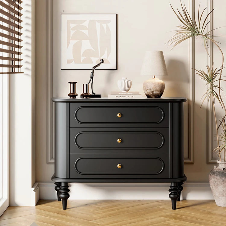 Elegant Solid Wood Nightstand with Multi-Layer Board Design – Stylish Storage Solution for Any Bedroom halmh-5326