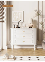 Elegant Solid Wood Nightstand with Multi-Layer Board Design – Stylish Storage Solution for Any Bedroom halmh-5326