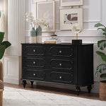 Elegant Solid Wood Cabinet with 6 Drawers – Stylish Storage Solution for Your Home halmh-5327