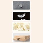 Luxurious Gray Pine Wood Sofa with Latex Down Cushions and Leathaire Finish hatx-1024