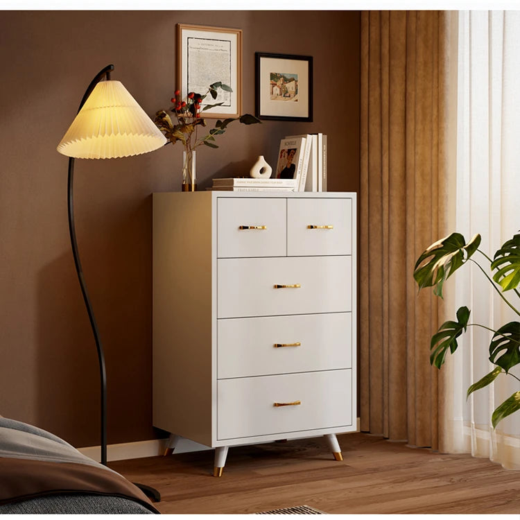 Stylish Solid Wood Bedside Cupboard with Ample Storage hbs-4426