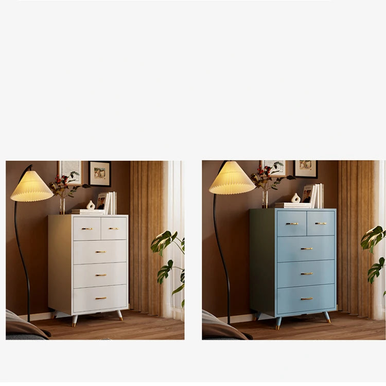 Stylish Solid Wood Bedside Cupboard with Ample Storage hbs-4426