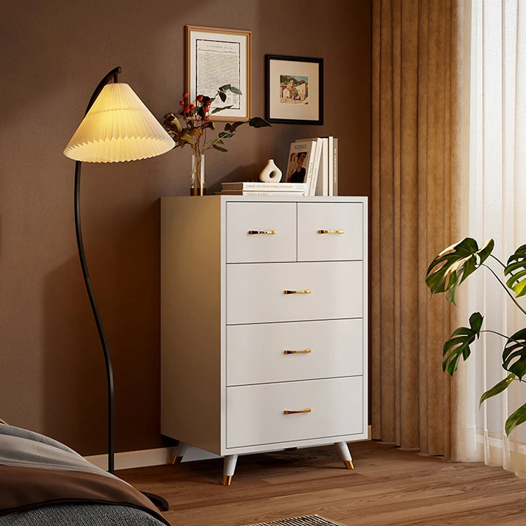 Stylish Solid Wood Bedside Cupboard with Ample Storage hbs-4426