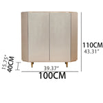 Modern Density Board and Stainless Steel Cabinet - Sleek Storage Solution for Your Home hbs-4432