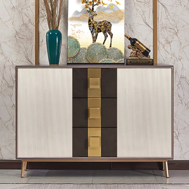 Modern Solid Wood Cabinet with Artistic Flair – Perfect for Elegant Living Spaces hbs-4433