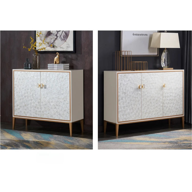 Sleek Modern Cabinet with Chic Shell Finish for Elegant Interiors hbs-4436