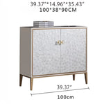 Sleek Modern Cabinet with Chic Shell Finish for Elegant Interiors hbs-4436