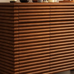 Stylish Solid Wood Cabinet with Modern Design for Living Room Storage hbs-4437