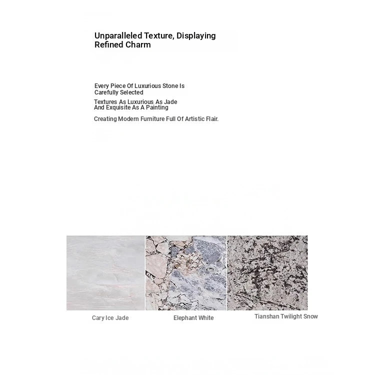 Sleek and Modern Dining Table with Sintered Stone Top and Stylish Synthetic Leather Base - Perfect for Any Dining Room! hbso-3009