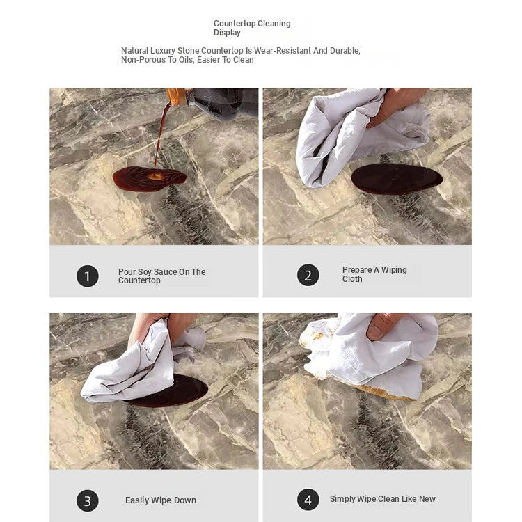 Sleek and Modern Dining Table with Sintered Stone Top and Stylish Synthetic Leather Base - Perfect for Any Dining Room! hbso-3009