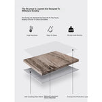 Elegant Oval Sintered Stone Coffee Table – Modern Luxury for Your Living Room hbso-3010