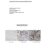 Elegant Round Dining Table with Sintered Stone Top and Stainless Steel Base – Modern Multi-Layer Design for Stylish Interiors hbso-3012