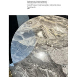 Stylish Sintered Stone Coffee Table with Stainless Steel Base - Elegant Multi-Layer Design for Modern Living Rooms hbso-3016