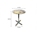Stylish Sintered Stone Coffee Table with Stainless Steel Base - Elegant Multi-Layer Design for Modern Living Rooms hbso-3016