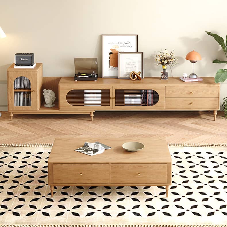 Natural Oak & Pine Tea Table - Elegant Wood Finish for Cozy Spaces hbzwg-644