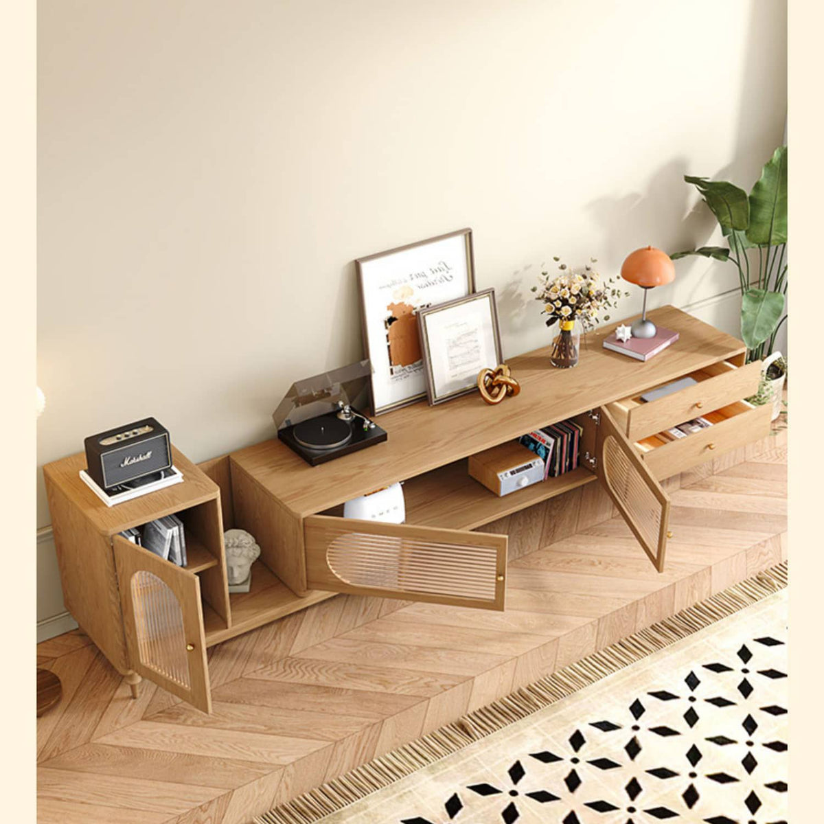 Natural Oak & Pine Tea Table - Elegant Wood Finish for Cozy Spaces hbzwg-644