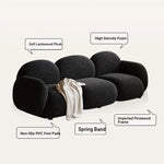 Cozy Solid Wood & Cashmere PVC Bread Sofa for Modern Living Rooms - Enhance Your Space! hch-3072