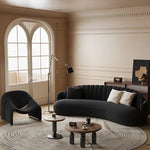 Elegant Solid Wood & PVC Sofa – Modern Chic Design for Your Living Room Comfort hch-3073