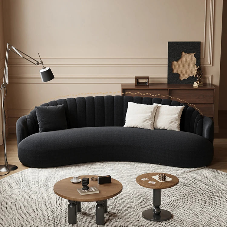 Elegant Solid Wood & PVC Sofa – Modern Chic Design for Your Living Room Comfort hch-3073