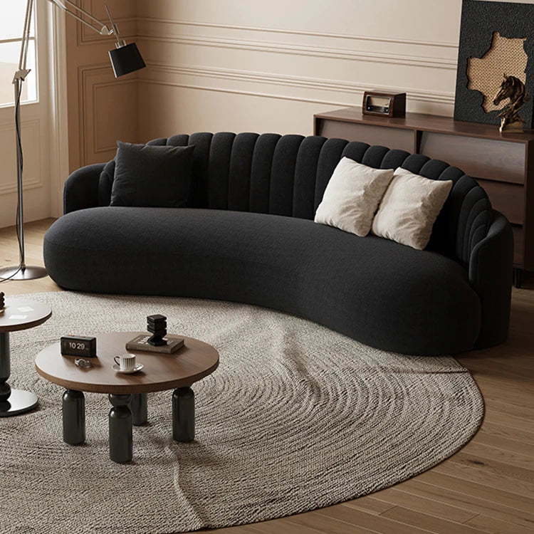 Elegant Solid Wood & PVC Sofa – Modern Chic Design for Your Living Room Comfort hch-3073