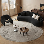 Elegant Solid Wood & PVC Sofa – Modern Chic Design for Your Living Room Comfort hch-3073