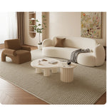 Modern Curved Sofa - Stylish Upholstered Couch for Cozy Living Rooms hch-3074