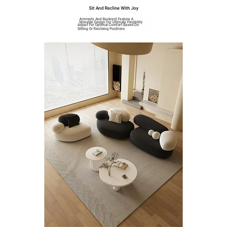 Modern Cashmere Sofa Set - Cozy & Stylish Living Room Furniture for Chic Interiors hch-3075