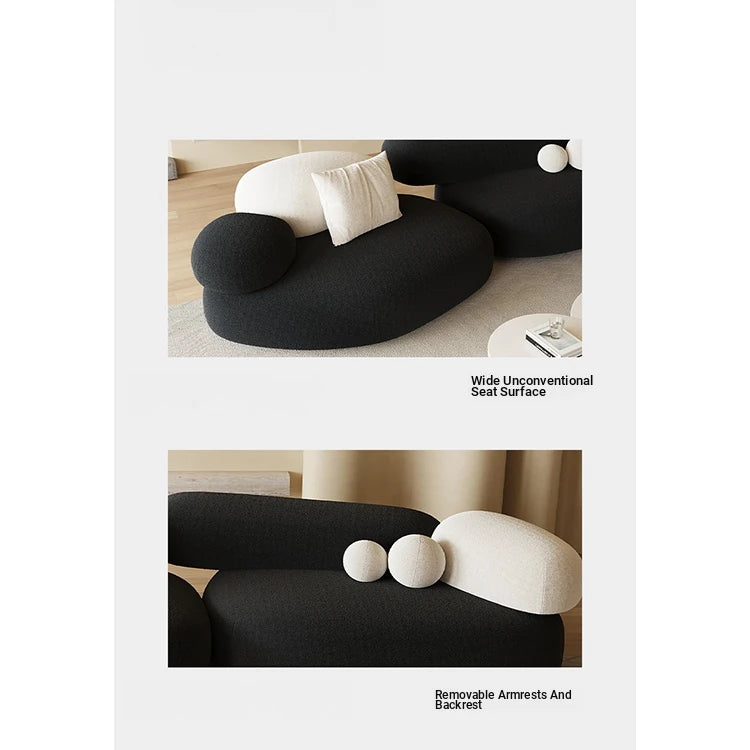 Modern Cashmere Sofa Set - Cozy & Stylish Living Room Furniture for Chic Interiors hch-3075