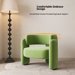 Modern Solid Wood Chair Set in Stylish Green and Cream for Chic Home Decor hch-3078