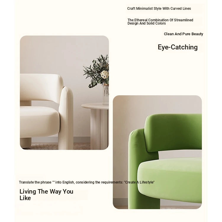 Modern Solid Wood Chair Set in Stylish Green and Cream for Chic Home Decor hch-3078