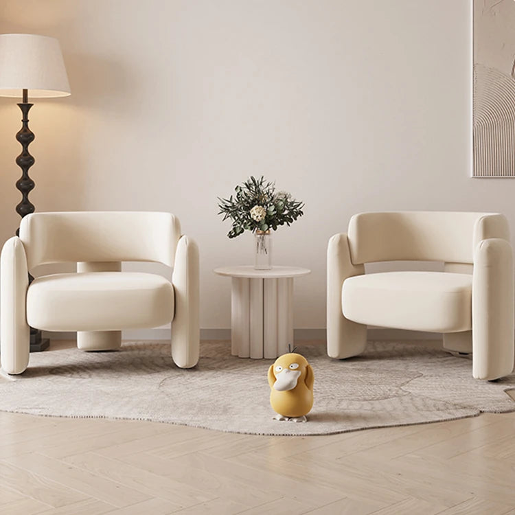 Modern Solid Wood Chair Set in Stylish Green and Cream for Chic Home Decor hch-3078