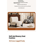 Luxurious Cashmere Accent Chair - Modern Design for Stylish Living Rooms hch-3084