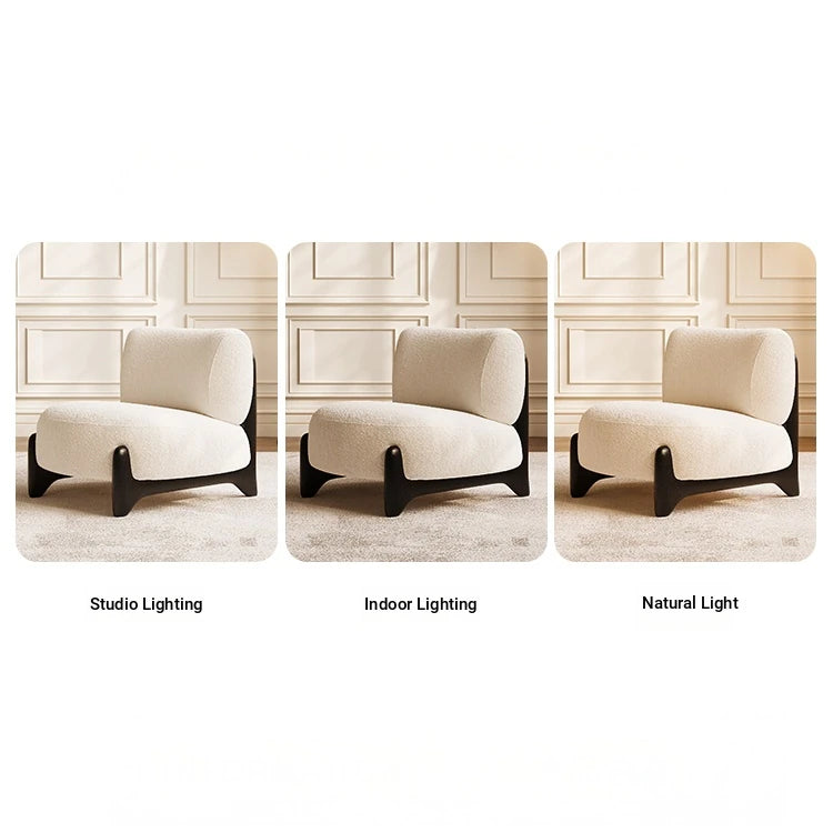 Luxurious Cashmere Accent Chair - Modern Design for Stylish Living Rooms hch-3084