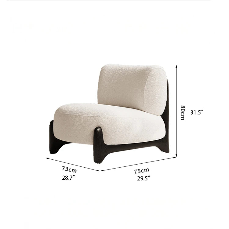 Luxurious Cashmere Accent Chair - Modern Design for Stylish Living Rooms hch-3084